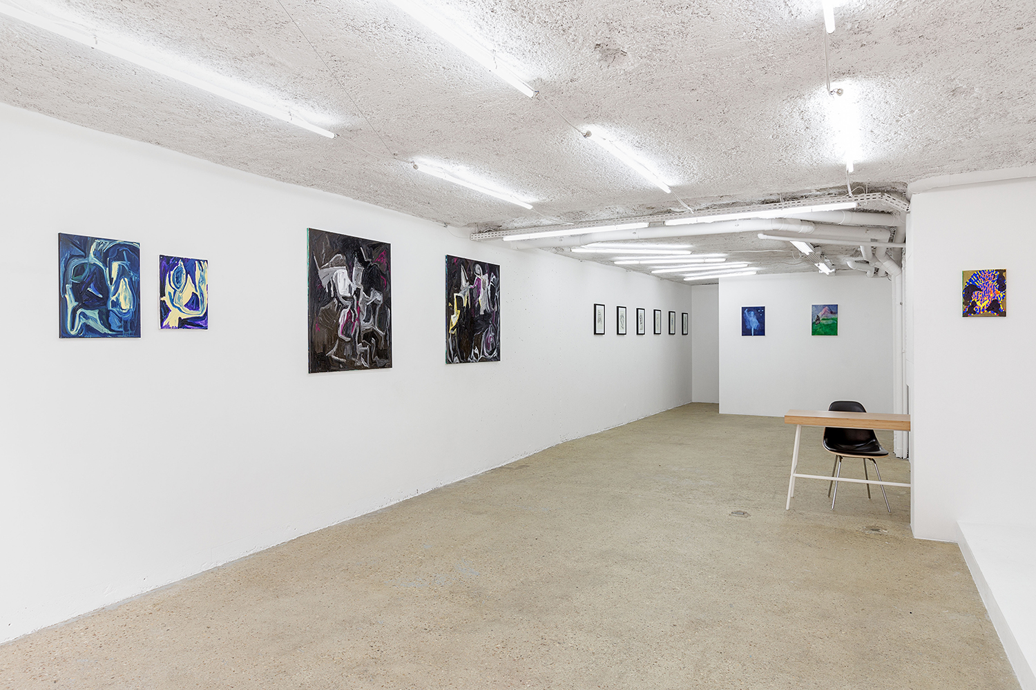 Arnaud Deschin Galerie, Group show "Air de Berlin", 2017 - photo © Romain Darnaud